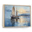Bateau, voile, reflets I - art encadré de bateau côtier-668216653-668218033