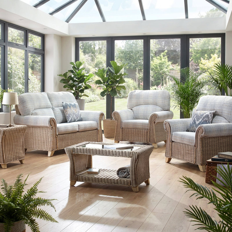 Korinna 4 Piece Conservatory Living Room Set