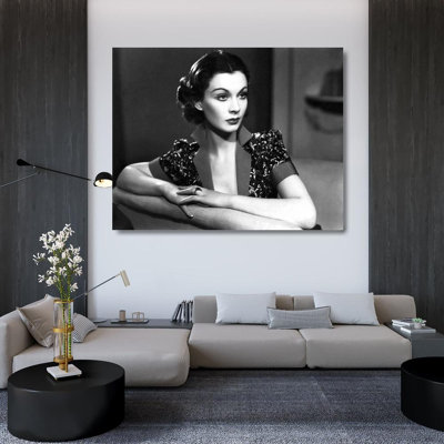 «Latitude Run® Hollywood Photo Gallery Gallery», art sur toile tendue: Vivien Leigh
