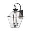 Lanterne murale d'extérieur en verre biseauté H 22,5 po Boto 3-23339333
