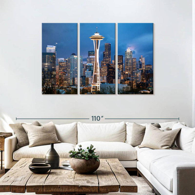 Nicci Space Needle Seattle, 48" H x 74" W