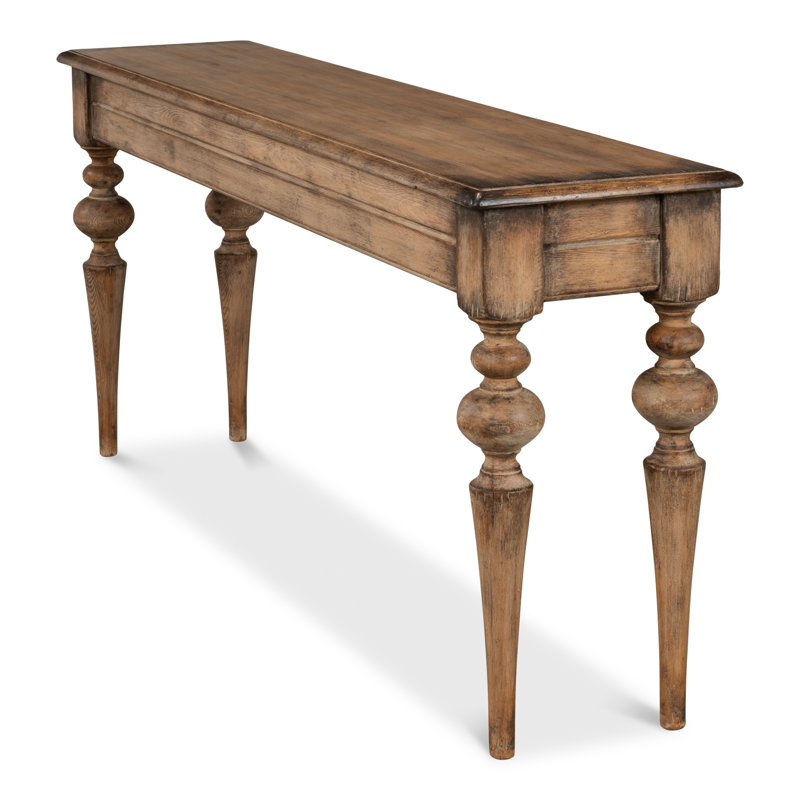 Hudson 73'' W Solid Wood Console Table, Brown