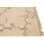 Tapis oriental beige à motif floral indien 9 x 12 Dhurrie