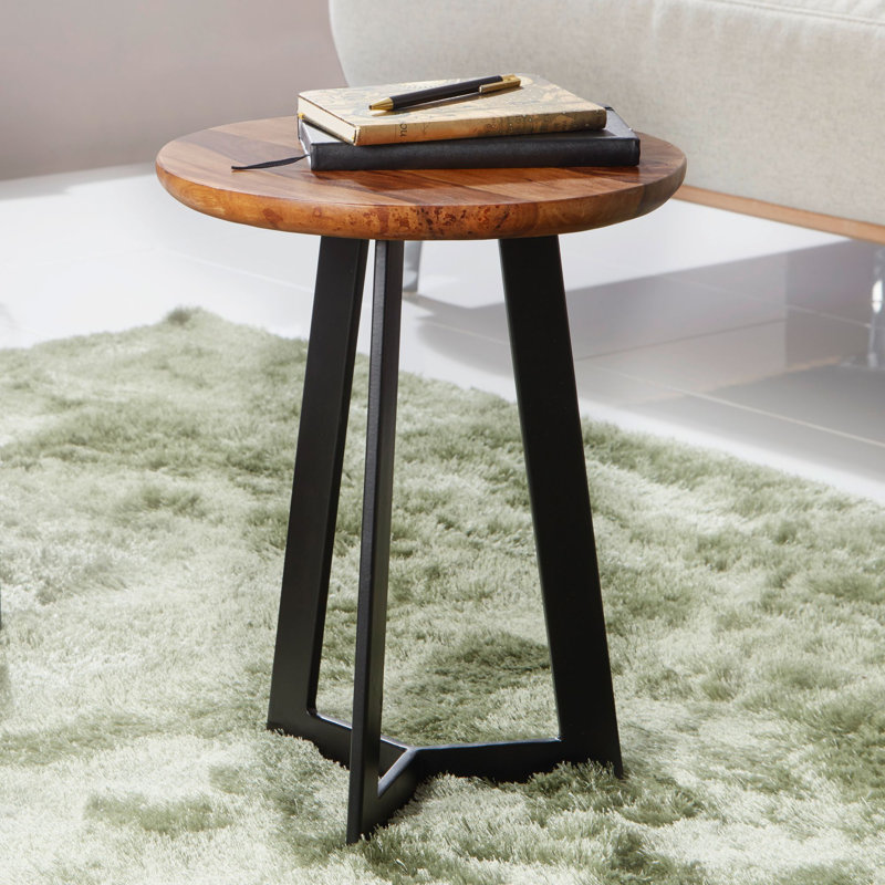 Aldona Sled End Table, 45cm H x 35cm W x 35cm D