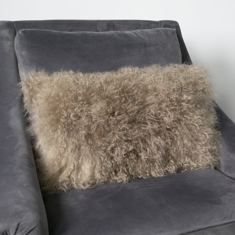 Ruchi Rectangular Cushion, Light Brown