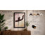 Monkey on Branch Minimalist 1 Piece Single Picture Frame Wall Art-136678289-136678293