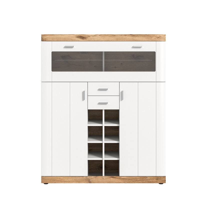 Earlton 117cm Wide 2 Drawer Highboard