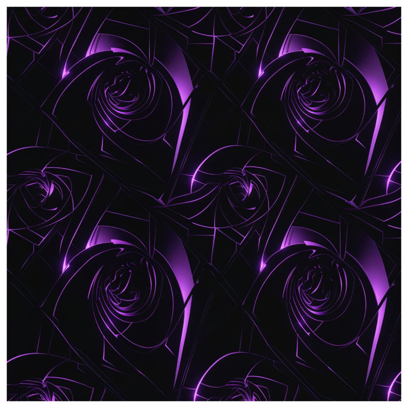 Housses de couette néon spirale abstraite, Grand lit