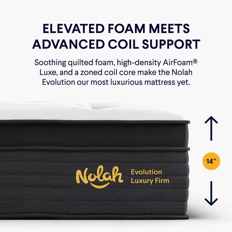 Nolah Evolution Hybrid Mattress with Cooling Pillow Top, California King