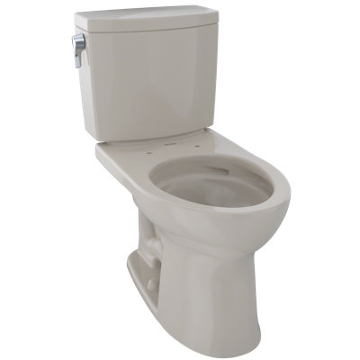 Entrada™ 1.28 GPF Elongated Two-Piece Toilet (Seat Not Included)