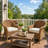 Aoodor Patio Chair Cushions Set-1809928359-1809928337