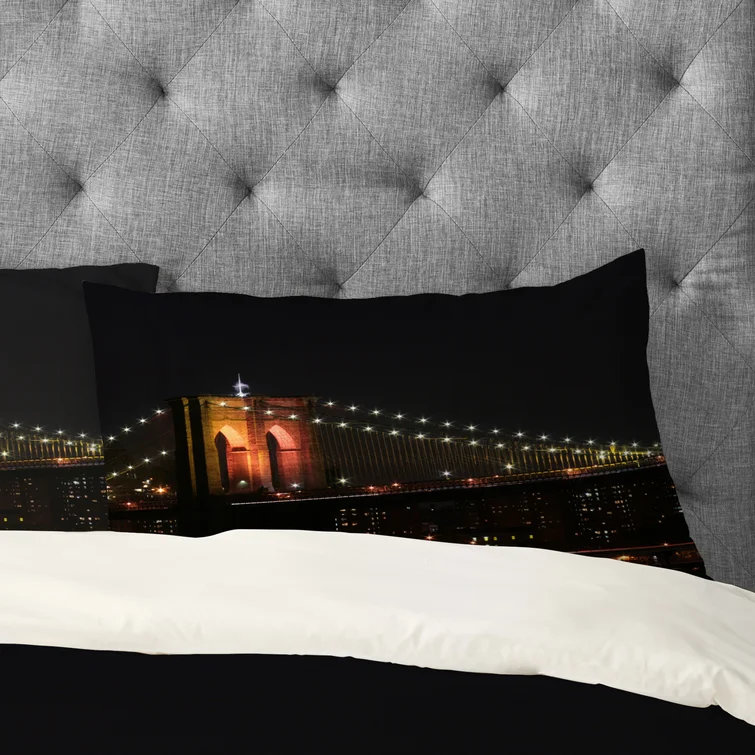 Leonidas Oxby Brooklyn Bridge 2 Pillowcase, King