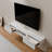 70" Light Oak Floating TV Stand for 75" TV with Drawer Storage & LED Lights-1199659040-1199659039
