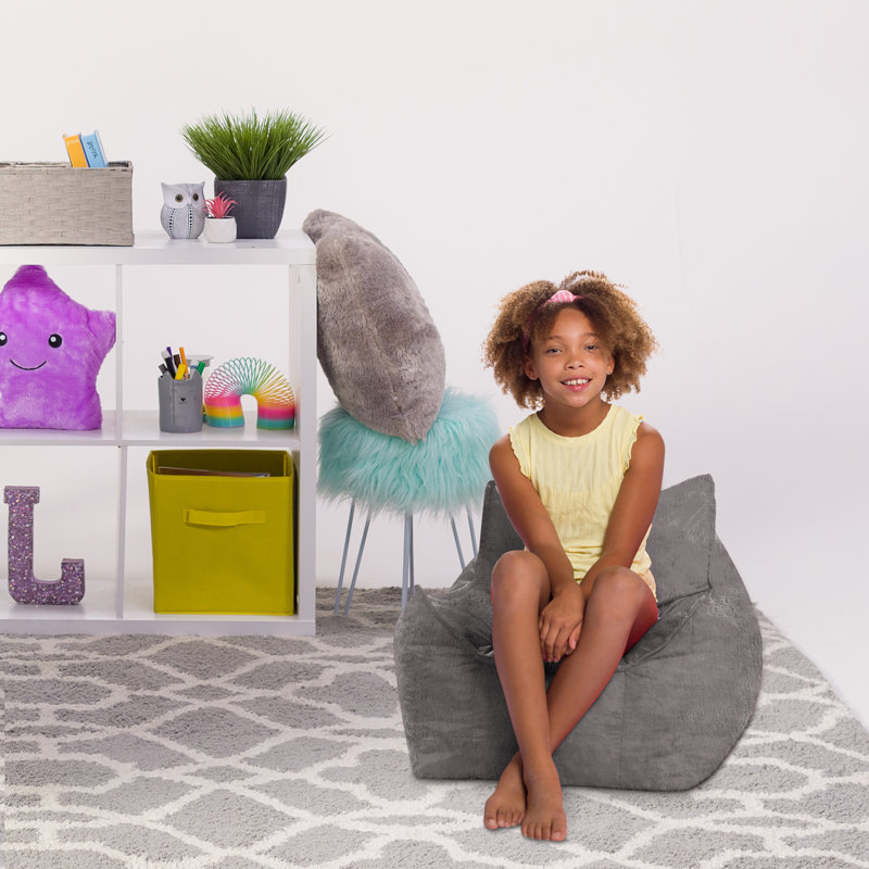 Bean Bag Chair Structured Comfy Seat for Kids Use for Gaming, Reading and Watching TV, Comfy Bean Bag for Children, Newport Chair, Multiple Colors and Fabrics