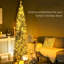 Arbre de Noël artificiel 7 pi avec 499 branches réalistes et support en plastique