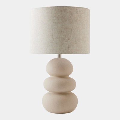 Lampe à bulles en céramique - beige