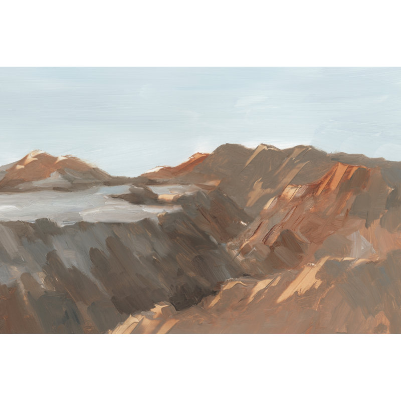Western Plateau II by Ethan Harper - Wrapped Canvas Print, 30cm H x 46cm W x 3.8cm D
