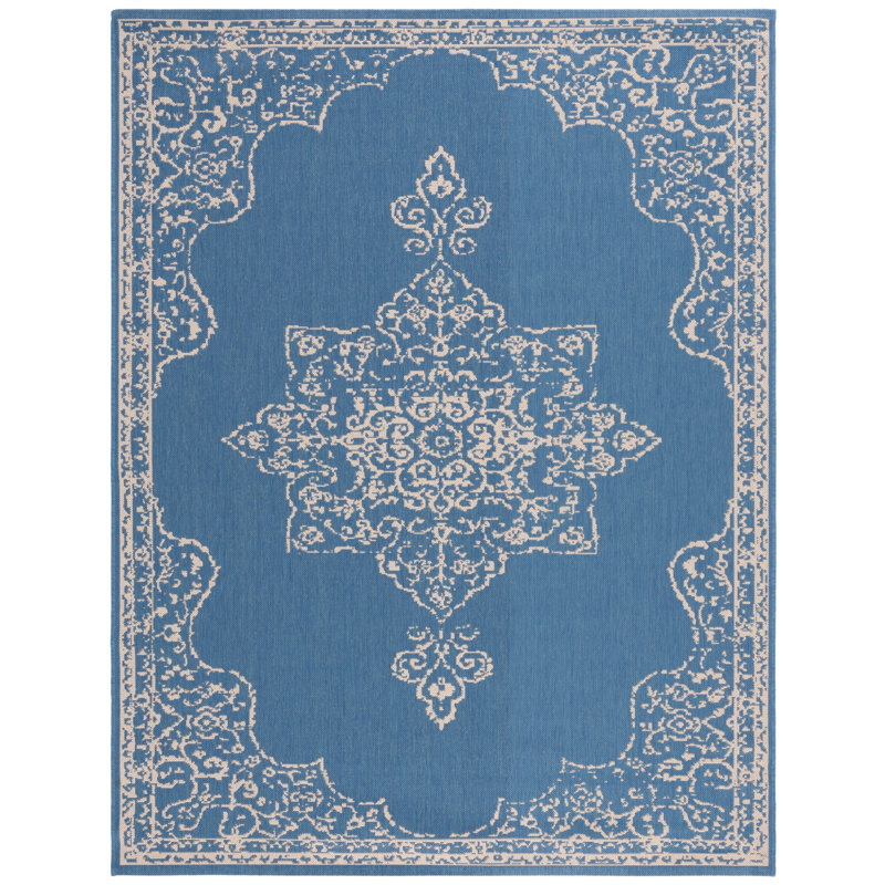 Msr Bh Martha Stewart Performance Oriental Indoor/Outdoor Area Rug, Rectangle 6'7" x 9'