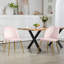 Modern Velvet Armless Side Dining Chairs-1970771277