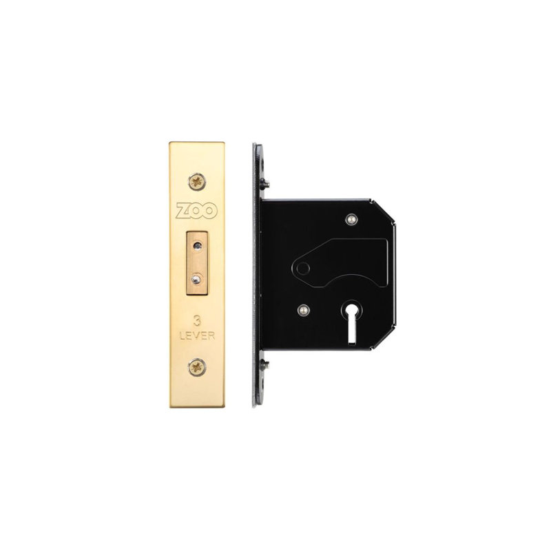 3 Lever Replacement Dead Lock, 6.4cm H