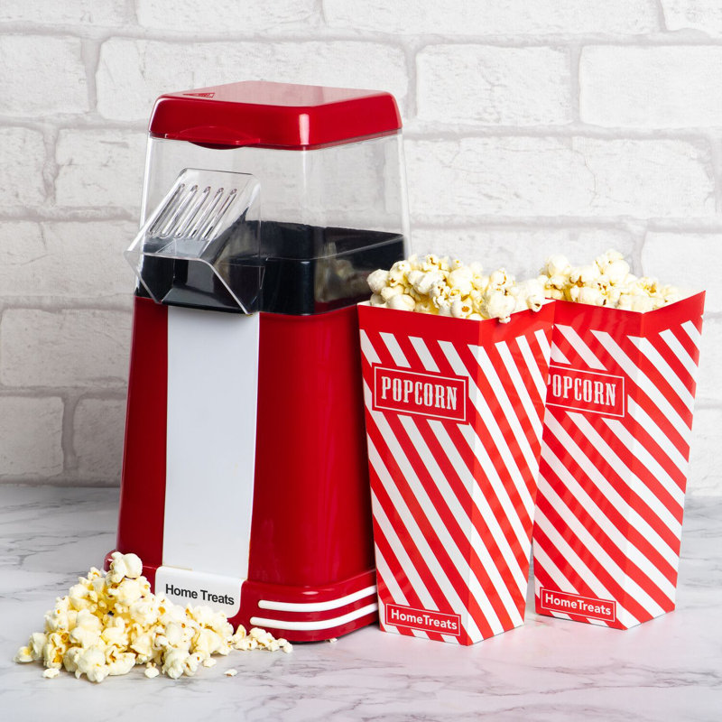 Home Treats Hot Air Popcorn Popper, Cinema Style Machine