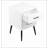 2-Drawer Nightstand With Metal Legs And Handles, Modern Minimalist Design For Compact Spaces