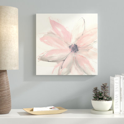 " Blush Clematis I " Watercolor Print