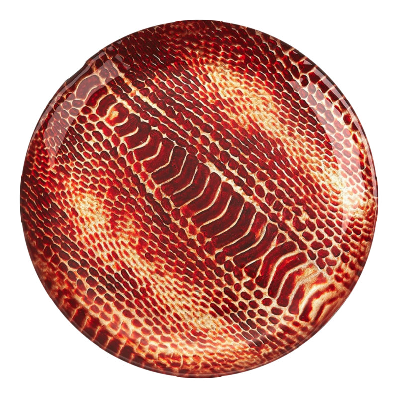 Assiette à hors-d’œuvres 6,5" Zambom, Rouge