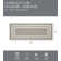 Double Border Machine Tufted Performance Light Gray/White Rug