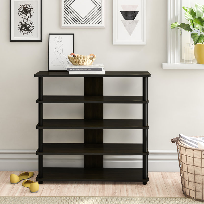 12 Pair Shoe Rack, Brown