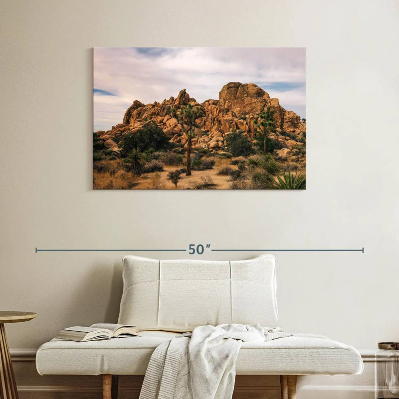 Nicci Joshua Tree Desert Scene, 26" H x 39" W