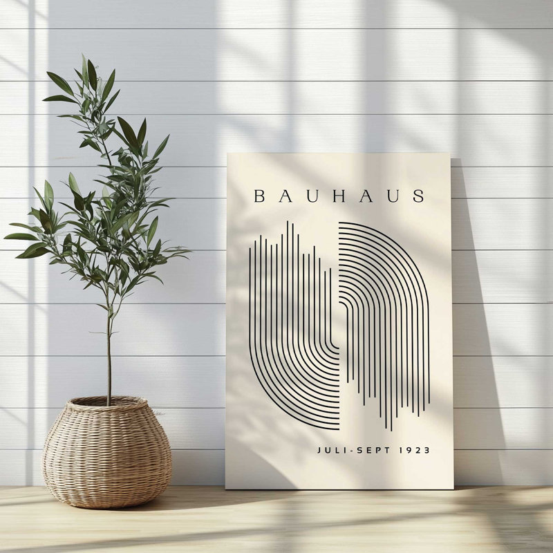 Bauhaus Duality 1923, reproduction sur toile, Toile tendue, H 48 po x l 32 po x P 1,25 po