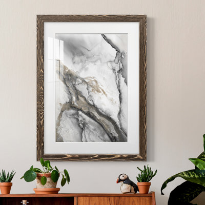 «Abstract Ink Fantasy II», encadré mat - prêt à accrocher