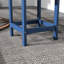 Table d'appoint extérieure bleue - bout de patio de 15 po pour porche, piscine, balcon, capacité de 110 lb