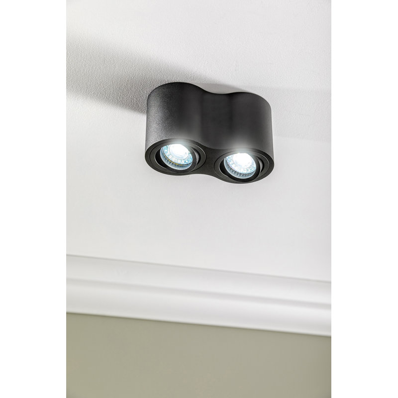 Casi Flush Mount, Black