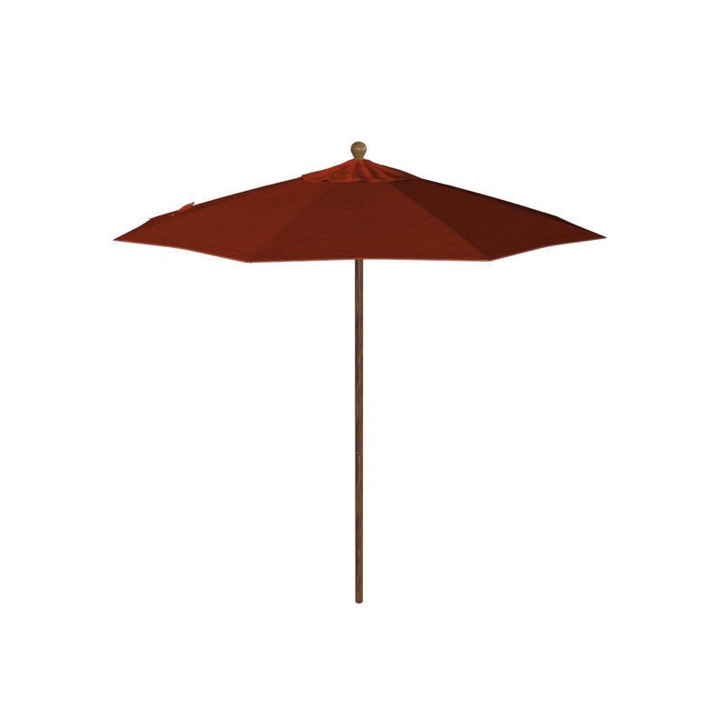 Parasol de marché 7 pi 6 po Kapree, Toile Brick Performance