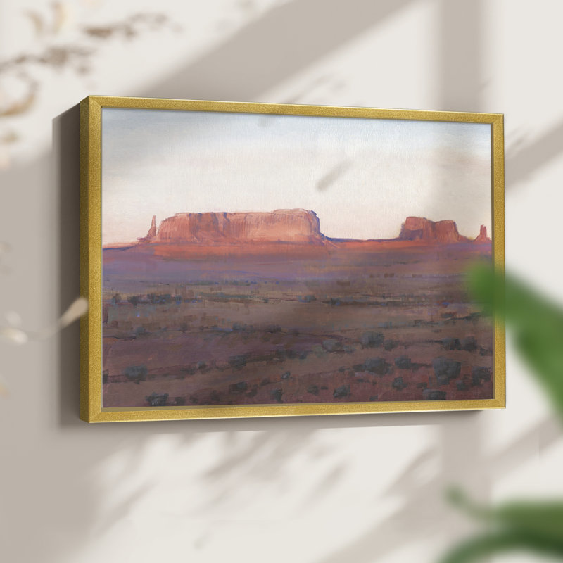 Red Rocks at Dusk I - Impression encadrée - Restickable, H 11 po x l 14 po