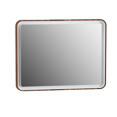 Mocca Glass Flat Wall Mirror