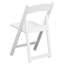 Resin Folding Chair with Slatted Seat