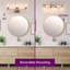Éclairage de meuble-lavabo à intensité variable pour salle de bain Beaudette-874748533-931252140