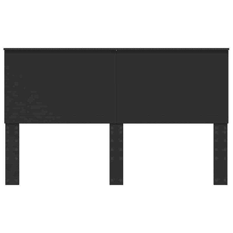 Panel Headboard, Queen, Black Oak