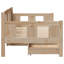 Daybed With Drawers Without Mattress Solid Wood-743637465