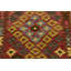 Tapis de zone en laine rouge/brun/vert 3 pi 3 po x 4 pi 8 po one-of-kind-noué la main Doorfield