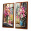 Décoration de jardin champêtre charme de bouquets assortis I - panneau mural floral 2 panneaux-848301902-848301878
