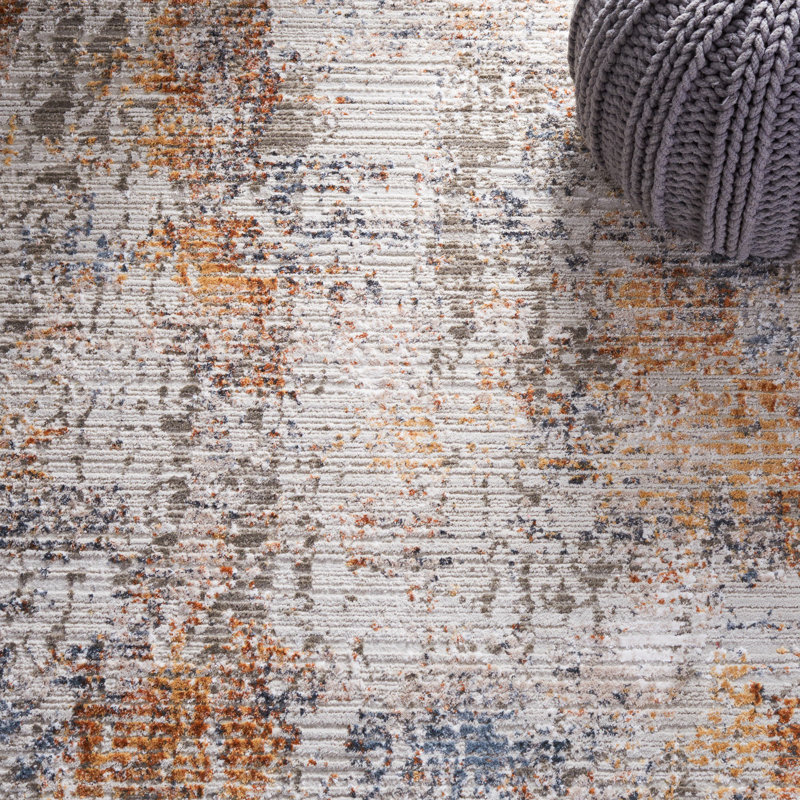 Princeton Performance Abstract Rug, Rectangle 5'3" x 7'6"