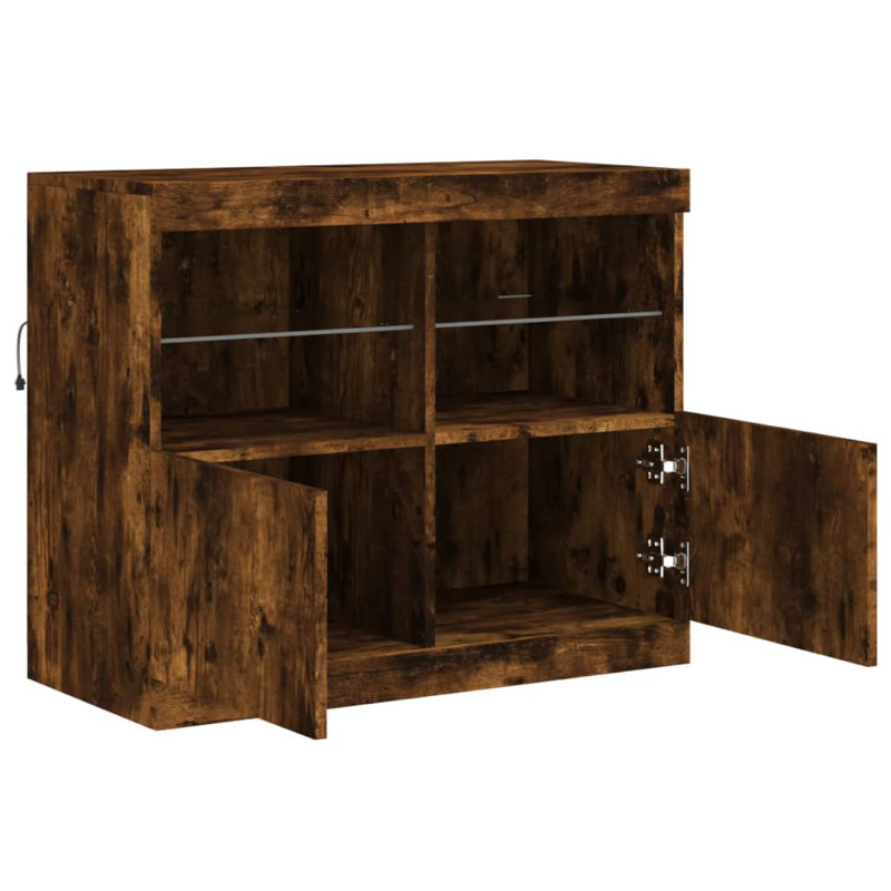 Bashuk 81cm Sideboard, Smoked Oak