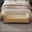 Banc de lit en velours capitonné avec rangement 64,5 po-2143219876