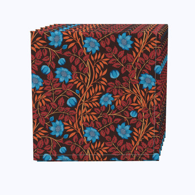 100% Cotton Floral Square Napkin