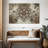 Mandala On Brown Wood Canvas Print-121937619