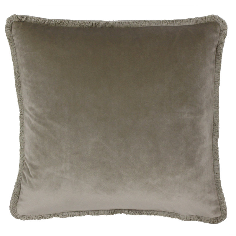 Square Cushion Cover, Taupe